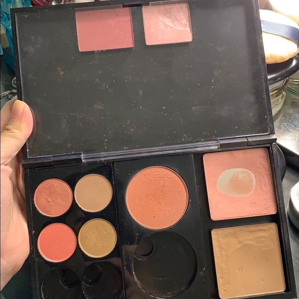 MAC customized pallet w bronzer blush eyeshadow